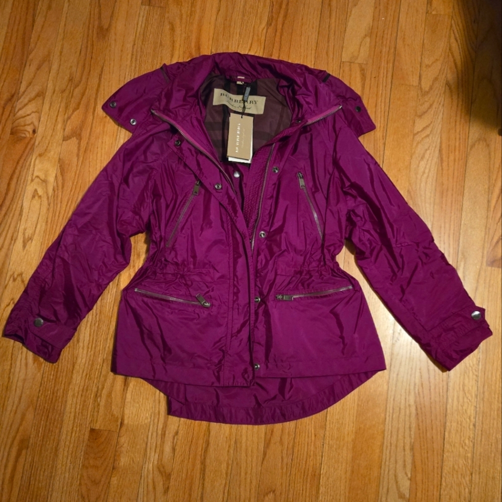 Burberry wind breaker utility jacket